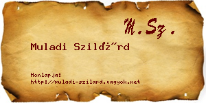 Muladi Szilárd névjegykártya